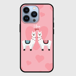 Чехол для iPhone 13 Pro Lama I Love You