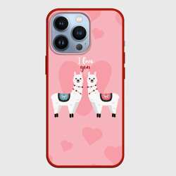 Чехол для iPhone 13 Pro Lama I Love You