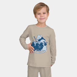 Детская пижама с лонгсливом хлопок Маленький маг - фото 2