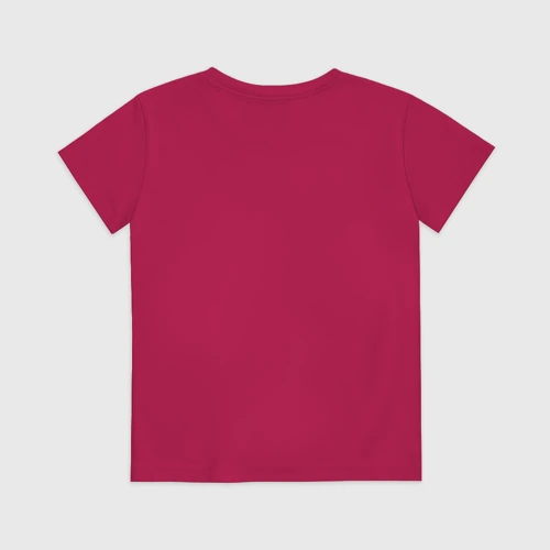 Детская футболка хлопок с принтом Маленький маг, вид сзади #1