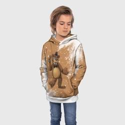 Детская толстовка 3D ФНАФ - Фредди Краска - фото 2