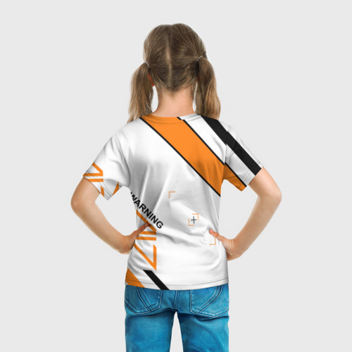 Детская футболка 3D с принтом AWP | Азимов (Azimov), вид сзади #2