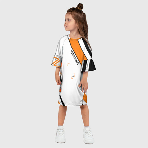 Детское платье 3D с принтом AWP | Азимов (Azimov), фото на моделе #1