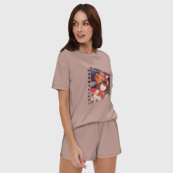 Женская пижама с шортиками хлопок Tengen Toppa Gurren Lagann, Камина, Йоко Литтнер и Симон - фото 2