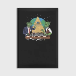 Ежедневник Рептилоид играет в шахматы против Зеленого человечка