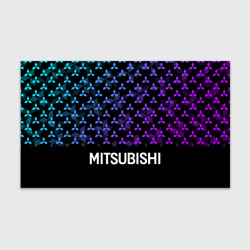 Бумага для упаковки 3D Mitsubishi neon logo pattern