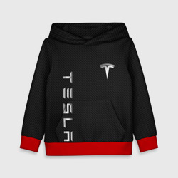 Детская толстовка 3D Tesla - Тесла карбон и металл