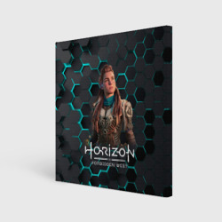 Холст квадратный Horizon 3d соты