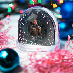 Игрушка Снежный шар Horizon 3d соты - фото 2