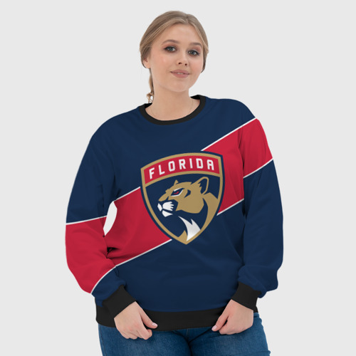 Женский свитшот 3D Florida Panthers , Флорида Пантерз, цвет 3D печать - фото 6