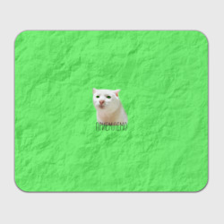 Прямоугольный коврик для мышки Приемлемо кот мем