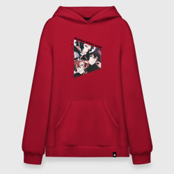 Худи SuperOversize хлопок Великий из бродячих псов, Дазай Осаму, Чуя Накахара и Рюноске Акутагава