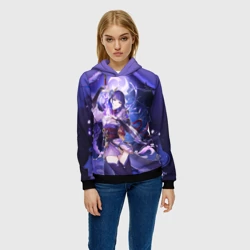 Женская толстовка 3D Raiden Shogun eternity - фото 2