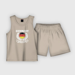 Детская пижама с шортами хлопок Футбол Германия