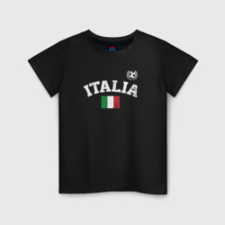 Детская футболка хлопок Футбол Италия