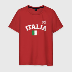 Футбол Италия – Мужская футболка хлопок с принтом купить со скидкой в -20%