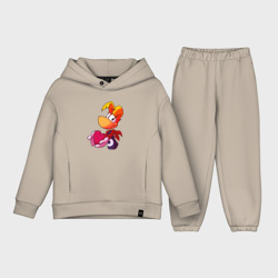 Детский костюм хлопок Oversize Rayman с сердечком в руках