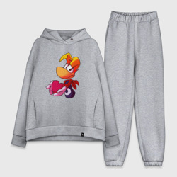 Женский костюм хлопок Oversize Rayman с сердечком в руках