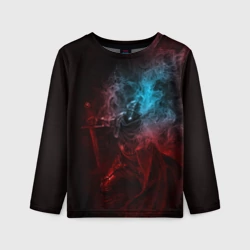 Детский лонгслив 3D Погасший рыцарь Elden Ring