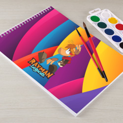Альбом для рисования Rayman  радужный фон - фото 2