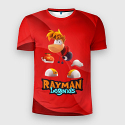 Мужская футболка 3D Slim Rayman Red Legends