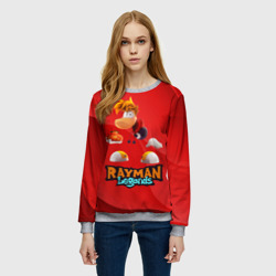 Женский свитшот 3D Rayman Red Legends - фото 2