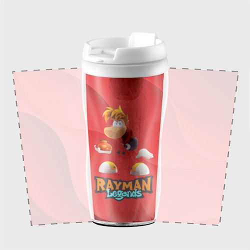 Термокружка-непроливайка Rayman Red Legends - фото 2