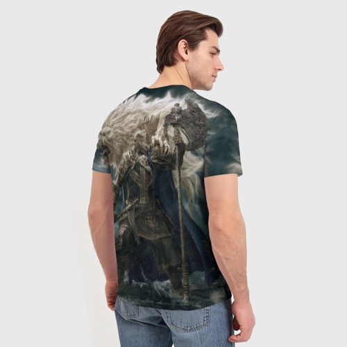Мужская футболка 3D Годфри и лев Elden Ring, цвет 3D печать - фото 4
