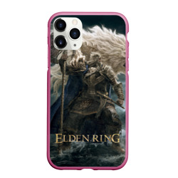 Чехол для iPhone 11 Pro Max матовый Годфри и лев Elden Ring