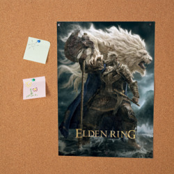 Постер Годфри и лев Elden Ring - фото 2