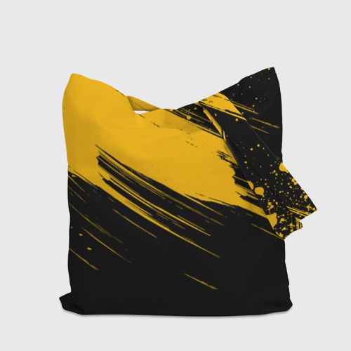 Шоппер 3D Black and yellow grunge - фото 5