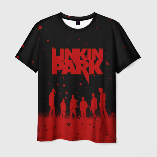 Мужская футболка 3D Linkin Park Линкин Парк, цвет 3D печать