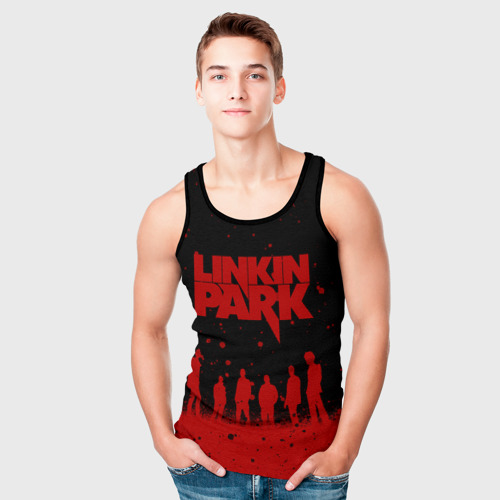 Мужская майка 3D Linkin Park Линкин Парк, цвет 3D печать - фото 5