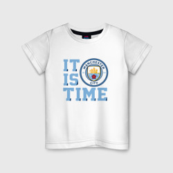 Детская футболка хлопок It is Manchester City Time