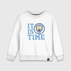 Детский свитшот хлопок It is Manchester City Time