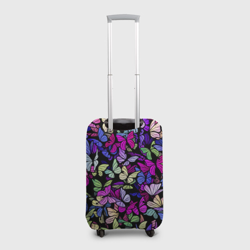 Чехол для чемодана 3D Витражные бабочки, цвет 3D печать - фото 2