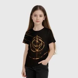 Детская футболка 3D Elden Ring symbol великие руны - фото 2