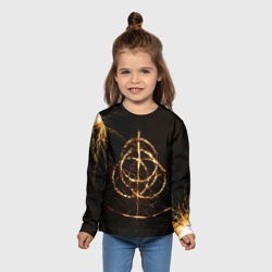 Детский лонгслив 3D Elden Ring symbol великие руны - фото 2