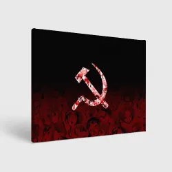 Холст прямоугольный СССР ахегао USSR ahegao
