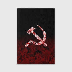 Обложка для паспорта матовая кожа СССР ахегао USSR ahegao