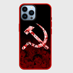 Чехол iPhone 14 Pro Max  СССР АХЕГАО / USSR AHEGAO