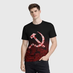 Мужская футболка 3D СССР ахегао USSR ahegao - фото 2