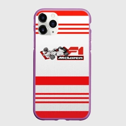 Чехол для iPhone 11 Pro матовый F1 McLaren