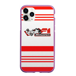 Чехол для iPhone 11 Pro Max матовый F1 McLaren