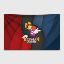 Флаг-баннер Rayman на абстрактном фоне