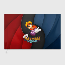 Флаг 3D Rayman на абстрактном фоне