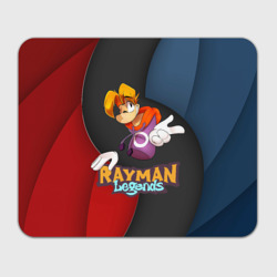 Прямоугольный коврик для мышки Rayman на абстрактном фоне