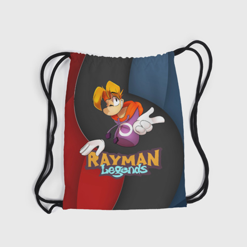 Рюкзак-мешок 3D Rayman на абстрактном фоне - фото 6