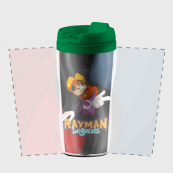 Термокружка-непроливайка Rayman на абстрактном фоне - фото 2