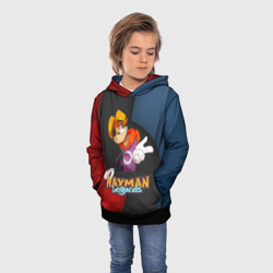 Детская толстовка 3D Rayman на абстрактном фоне - фото 2